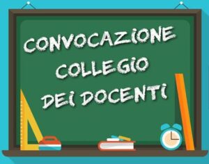 Convocazione primo Collegio docenti 26/27